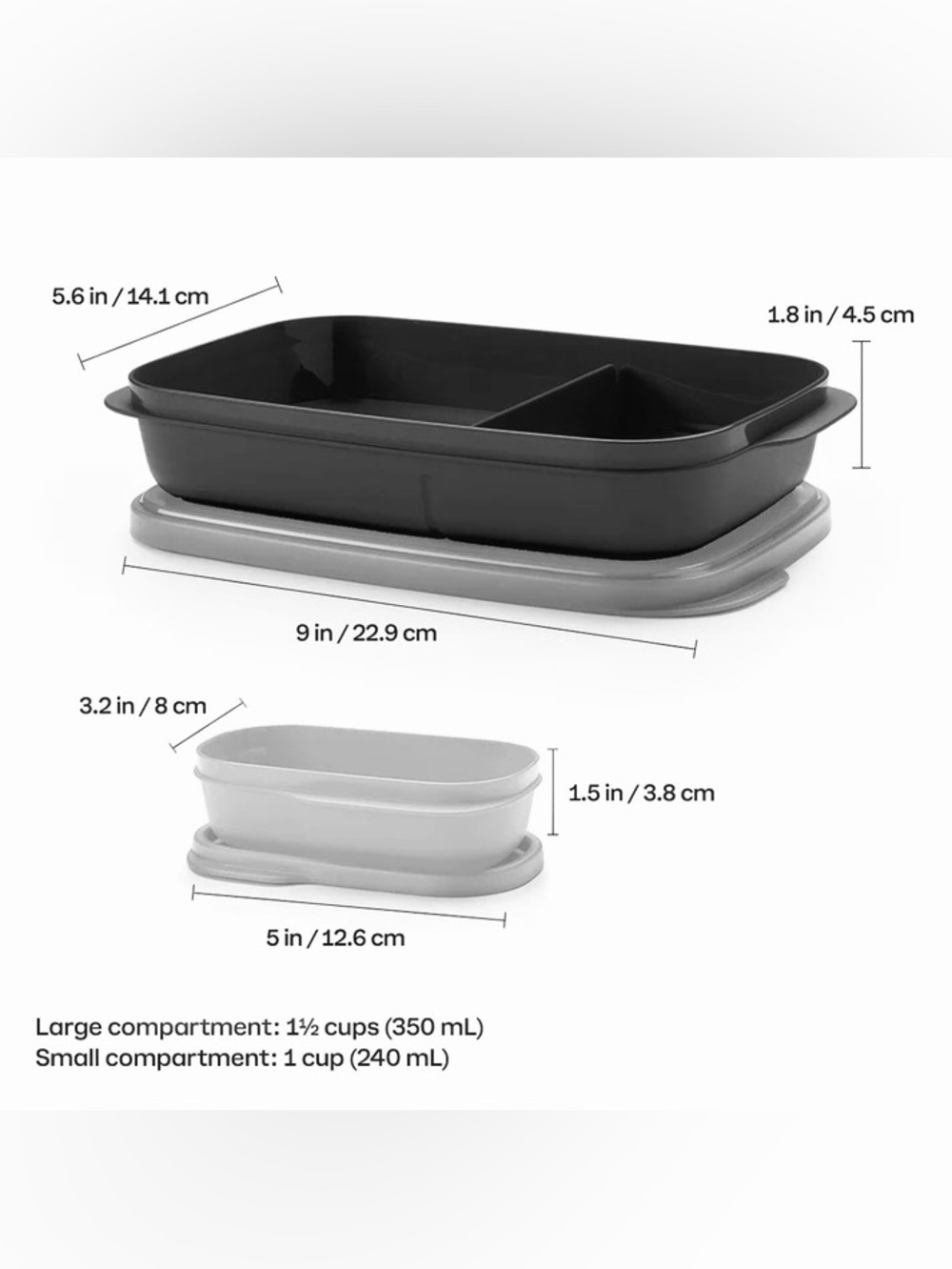 Tupperware Slim Lunch Container Set - Picture 11 of 11